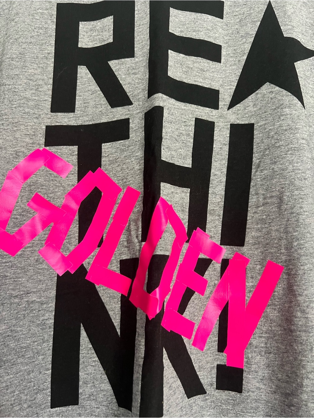 Golden Goose Heather Gray Crewneck Tee